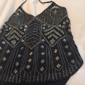 Ladies halter sequin top